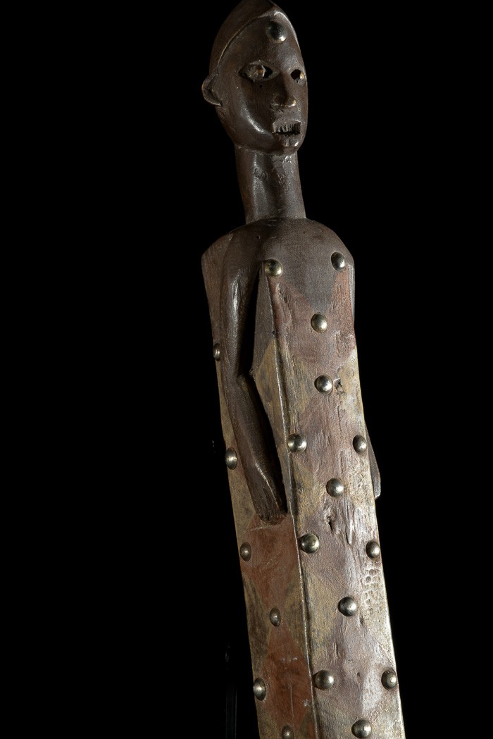 Cuillere en bois polychrome - Ngata - République Démocratique du Congo