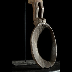 Cuillere en bois polychrome - Ngata - République Démocratique du Congo