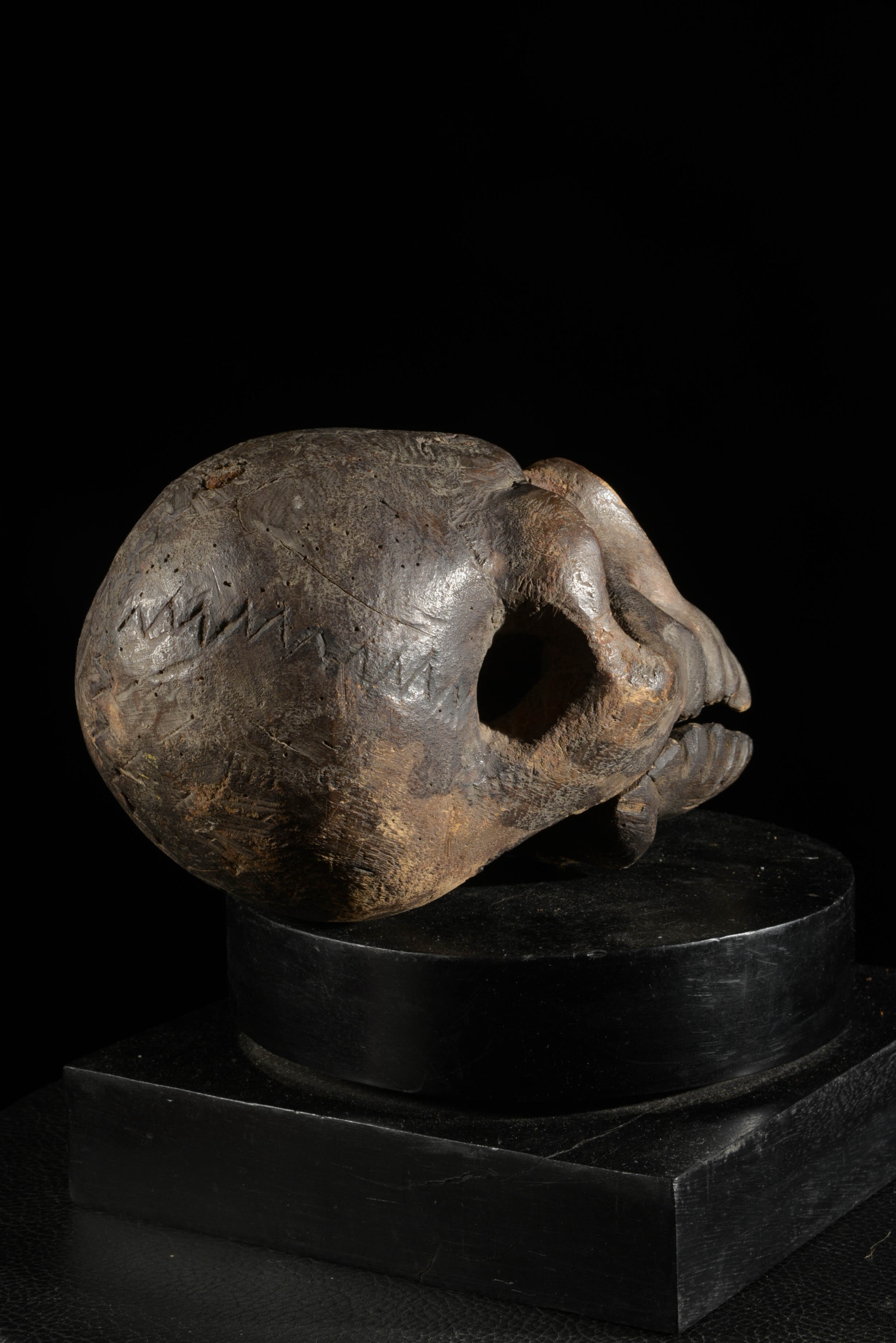 Crâne d'autel funéraire - Tiv - Nigeria