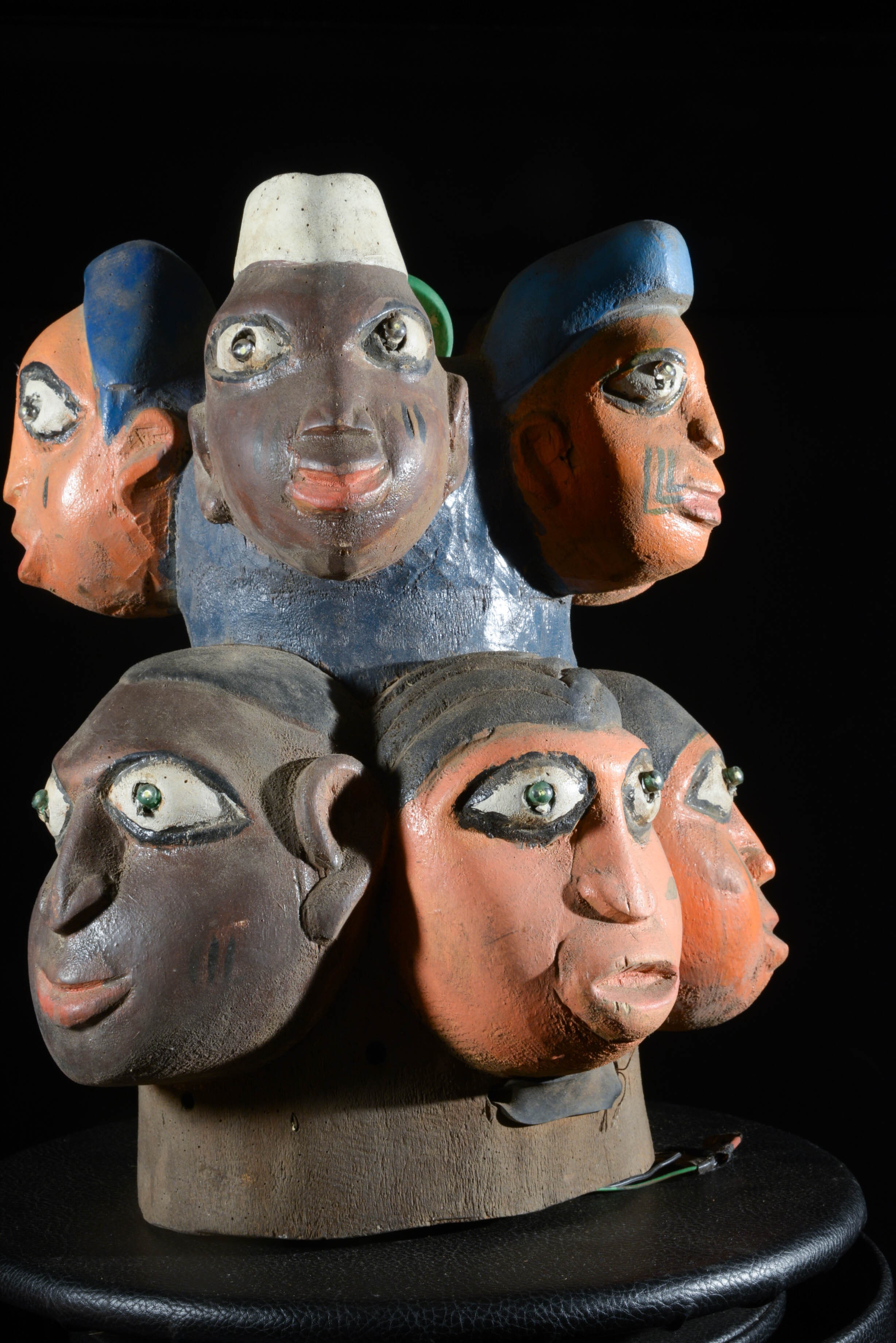 Masque ventre à LED - Yoruba - Nigeria / Benin