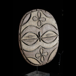 Masque facial Kidumu ancien - Teke / Tsayi - RDC Zaire