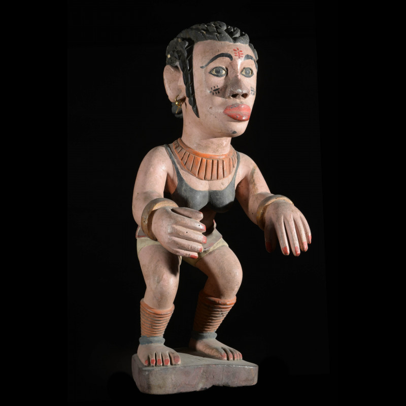 Statue squelette - MIbibio Anang - Nigeria