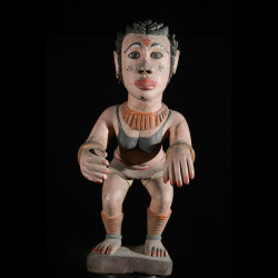 Statue squelette - MIbibio Anang - Nigeria