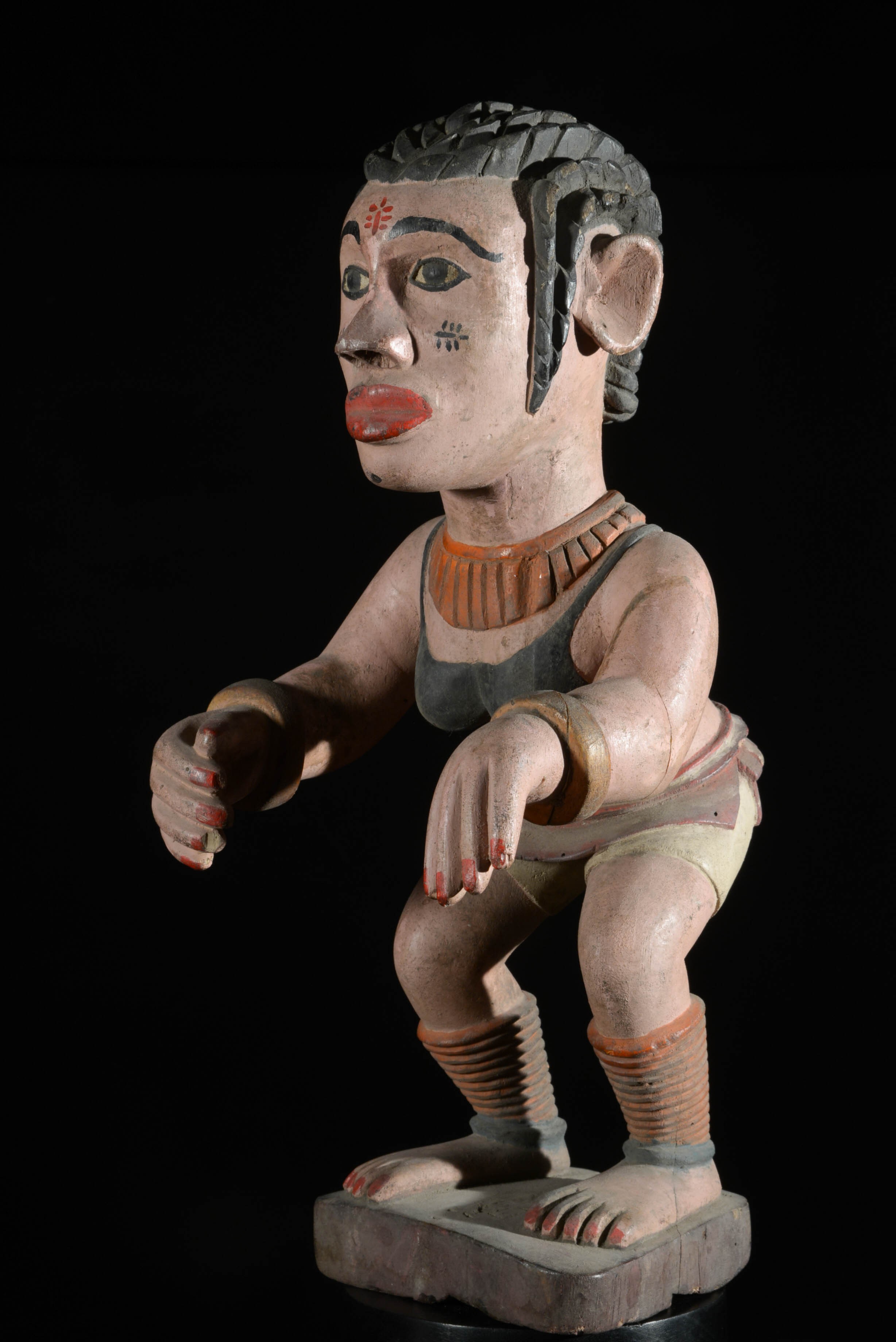 Statue polychrome - Ibibio - Nigeria