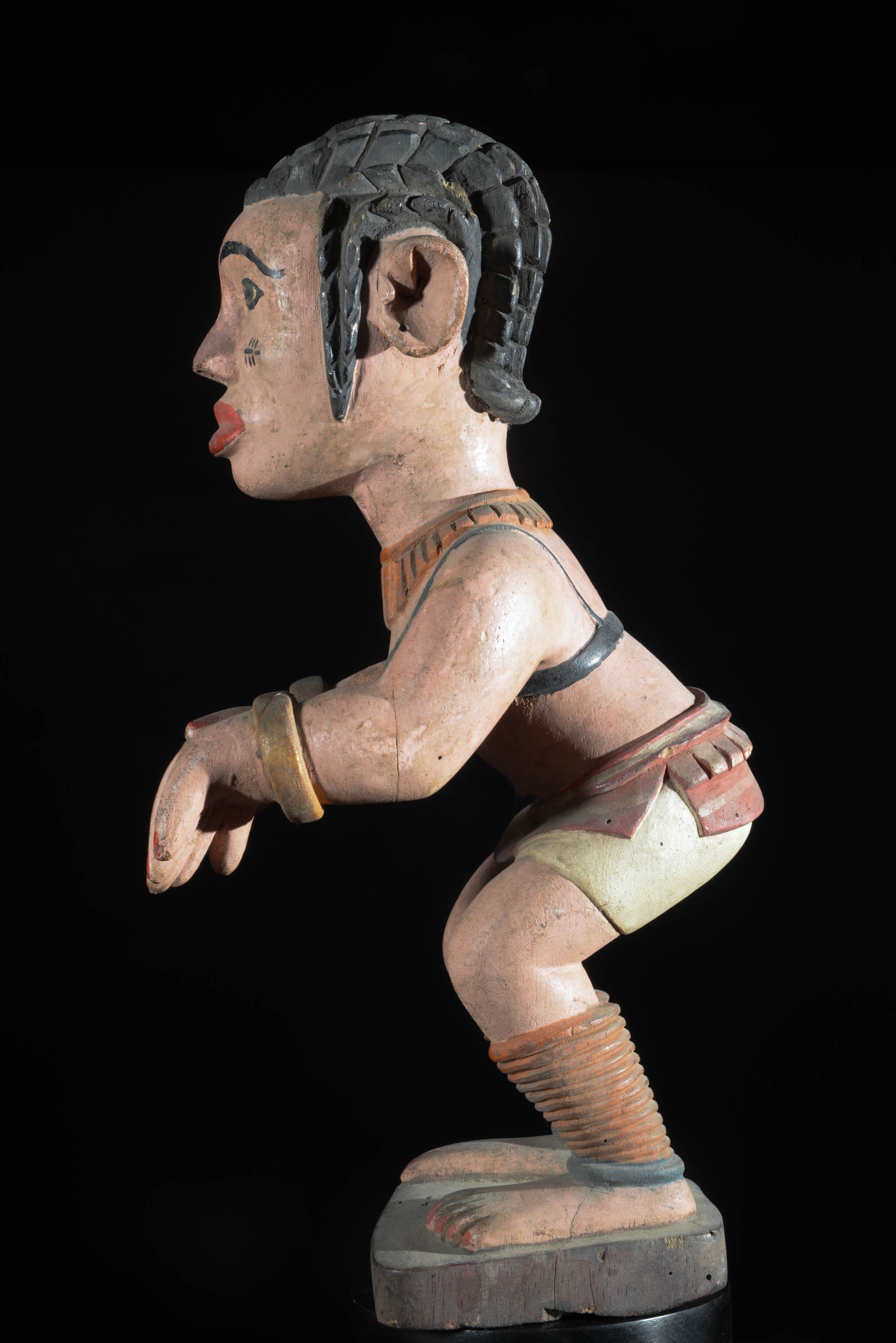 Statue polychrome - Ibibio - Nigeria