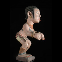 Statue squelette - MIbibio Anang - Nigeria