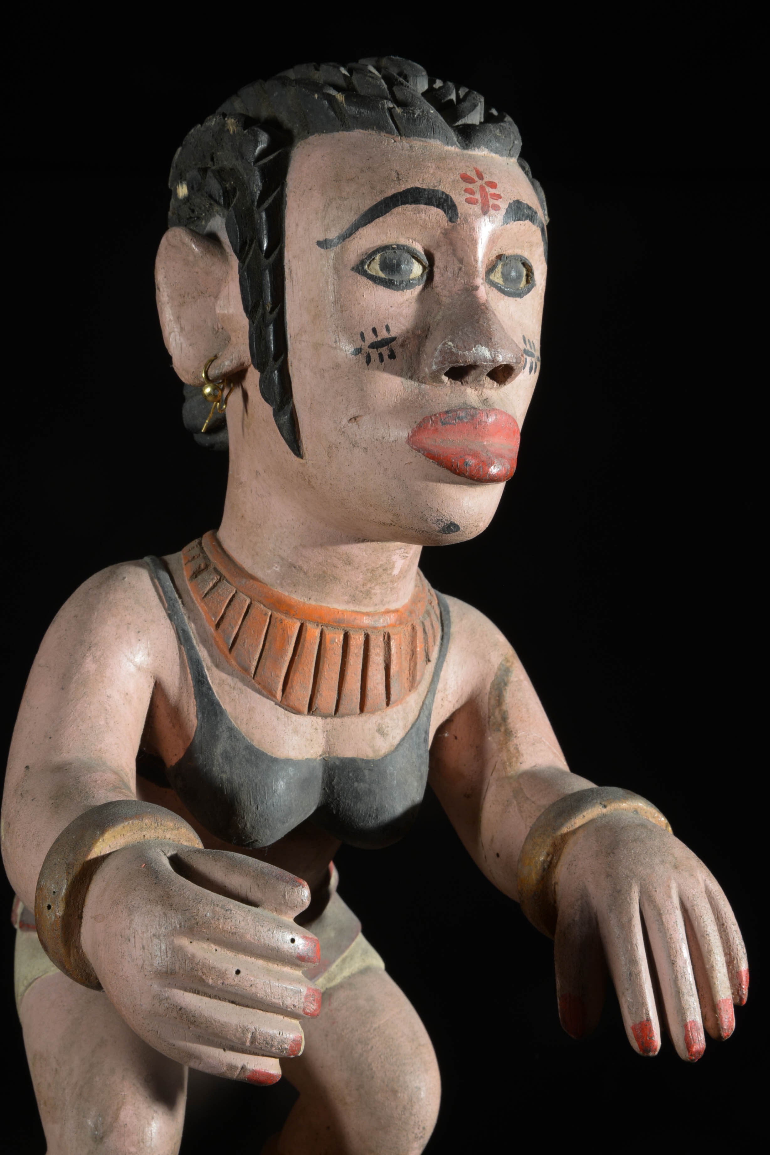 Statue polychrome - Ibibio - Nigeria