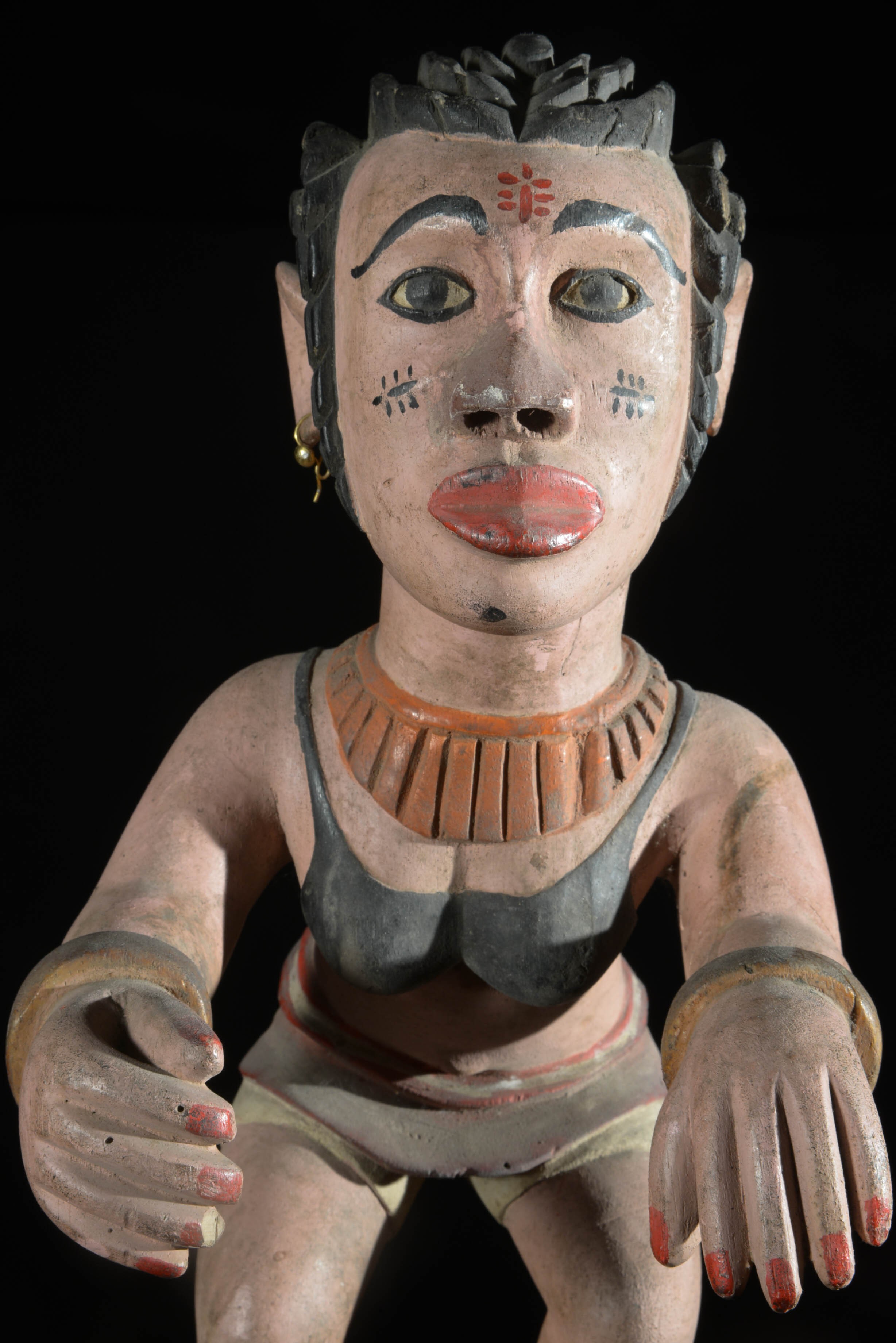 Statue polychrome - Ibibio - Nigeria