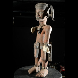 Statue Colon Roi - Photo Africaine - Baoule - Côte d'Ivoire