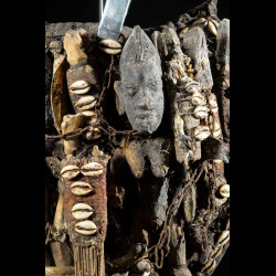 Parure de féticheur Babalawo - Yoruba - Nigeria - Afrique