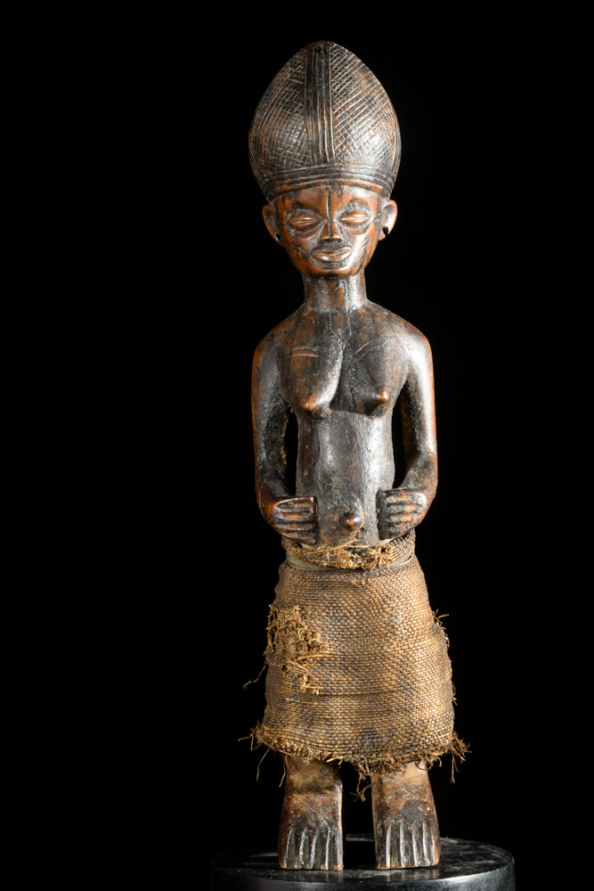 Statue cultuelle de chef - Tabwa - RDC Zaire