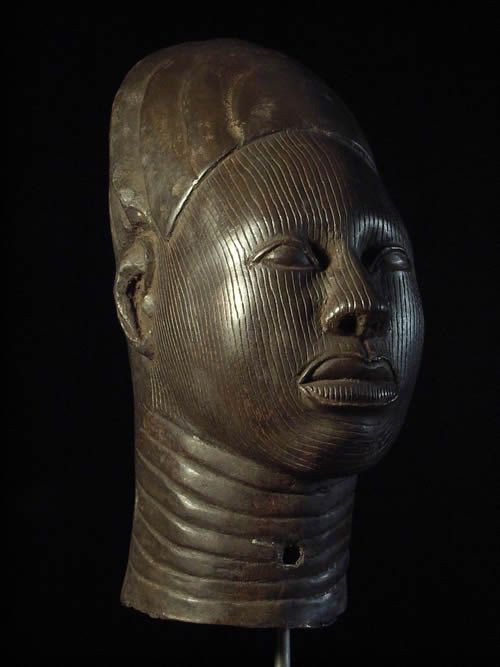 Tete d’Oba d’Ife - Nigeria - BIni Edo - Bronze cire perdue