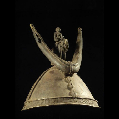 Casque bronze - Dogon -...