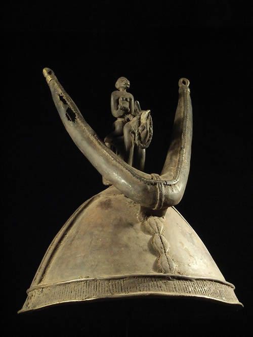 Casque bronze - Dogon - Mali - Bronzes Dogon