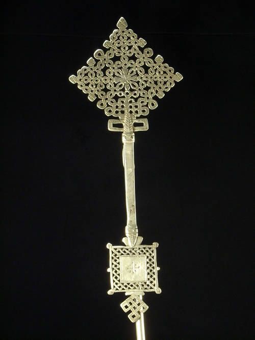 Croix personnelle Copte Maskal sans socle - Oromo / Amhara