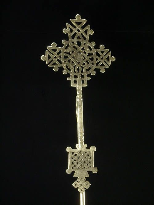 Croix personnelle Copte Maskal sans socle - Oromo / Amhara