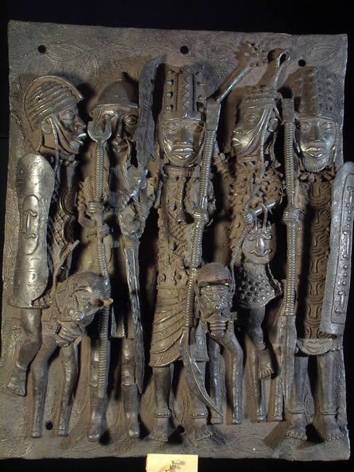 Plaques de palais - Nigeria - BIni Edo - Bronze cire perdue