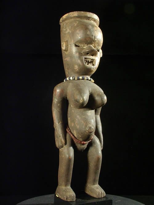 Rare Statuette - Salampasu - RDC Zaire - Statues africaines