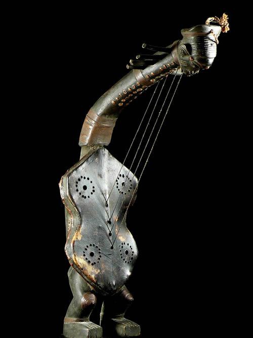 Harpe Arquee - Mangbetu - RDC Zaire - Cordophones