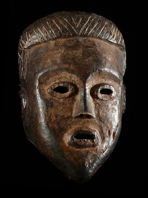 Masque anthropomorphe - Tabwa - RDC Zaire