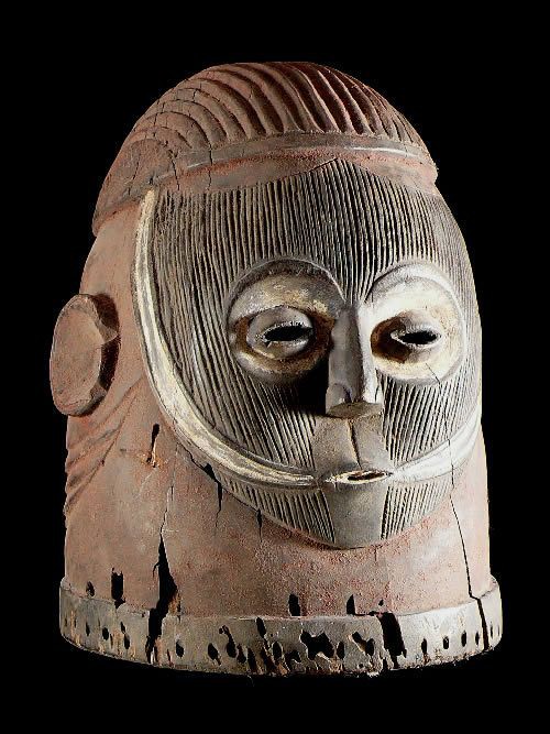 Masque casque Egu Ojuegu - Igala - Nigeria