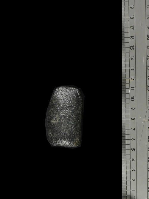 Hache polie meteorite noire - Sahara Mauritanien - Neolithique