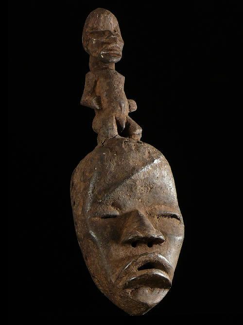 Masque Funeraire de Feticheur - Dan / Yacouba - Côte d'Ivoire