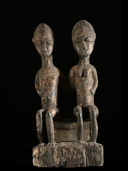 Couple gemellaire - Baoule - Côte d'Ivoire