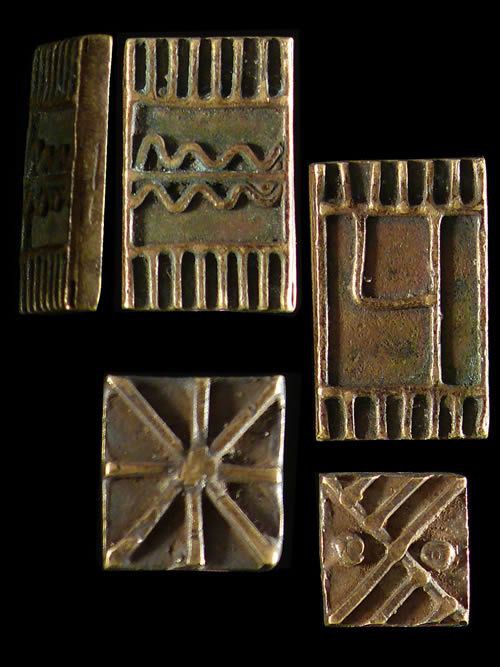 Lot de pesons anciens - Akan - Ghana