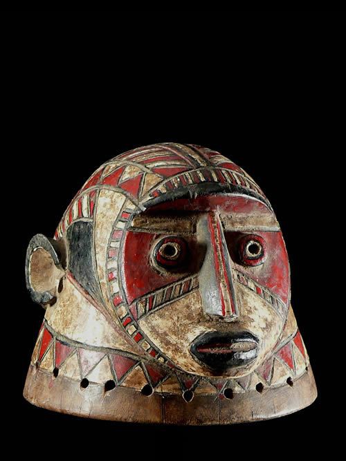 Masque singe polychrome - Mossi / Gurunsi - Burkina Faso