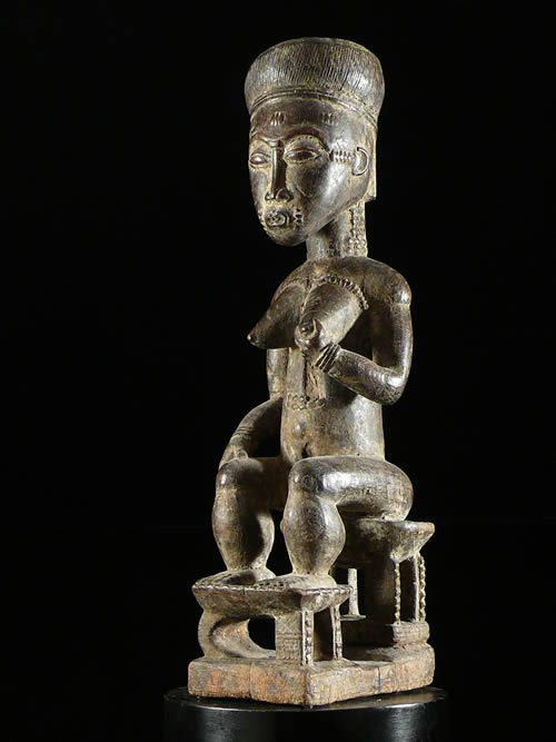 Statue de reine - Baoule - Côte d'Ivoire