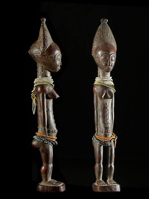 Statuette de reine - Attie - Côte d'Ivoire