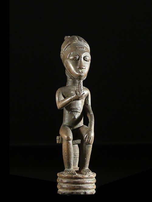 Statuette de dignitaire - Baoule - Côte d'Ivoire