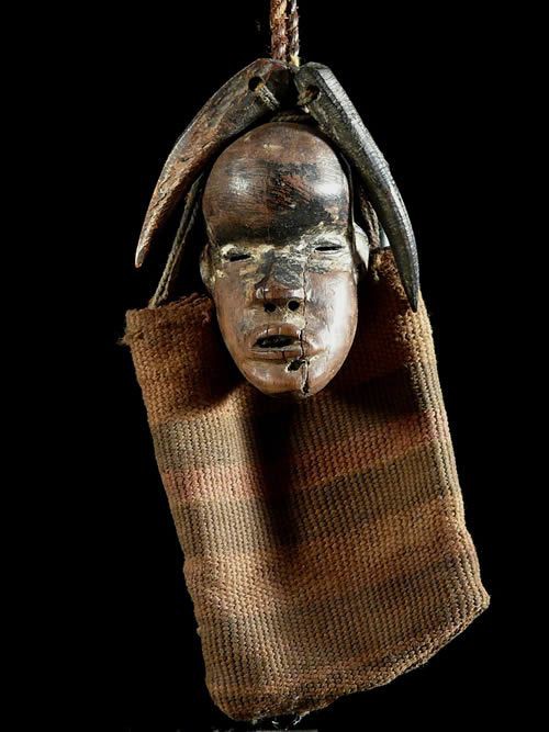 Masque amulette de chasseur - Dan - Côte d'Ivoire