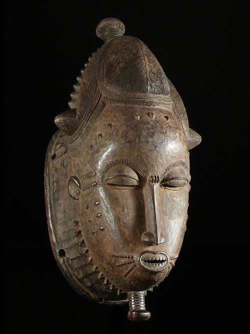 Masque de rejouissance Mblo - Baoule - Côte d'Ivoire