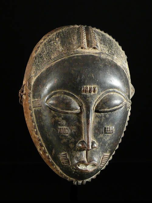 Masque de rejouissance Mblo - Baoule - Côte d'Ivoire