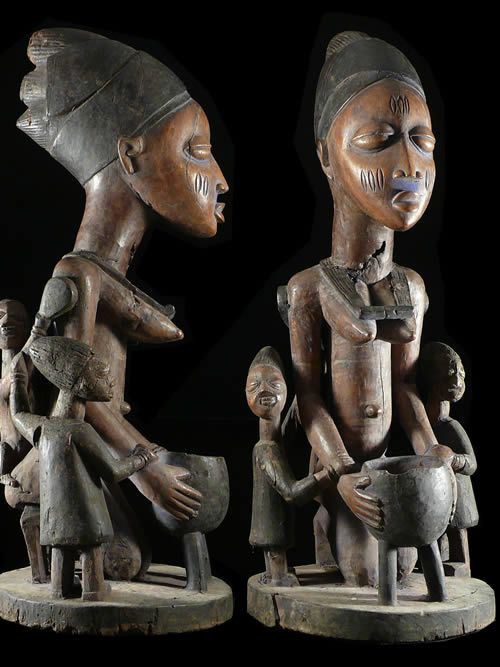 Porteuse de coupe - Yoruba - Nigeria