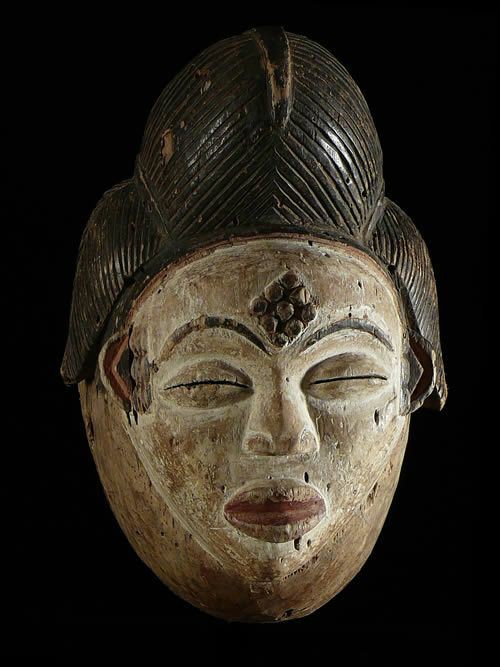 Afričke maske Masque-mukuyi-punu-pounou-gabon