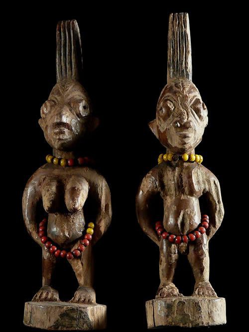 Jumeaux Ibedji ou Ibeji - Yoruba - Nigeria - Statues Africaines