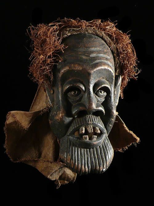 Masque Ancien Tundu - Pende - RDC Zaire - Masques africains