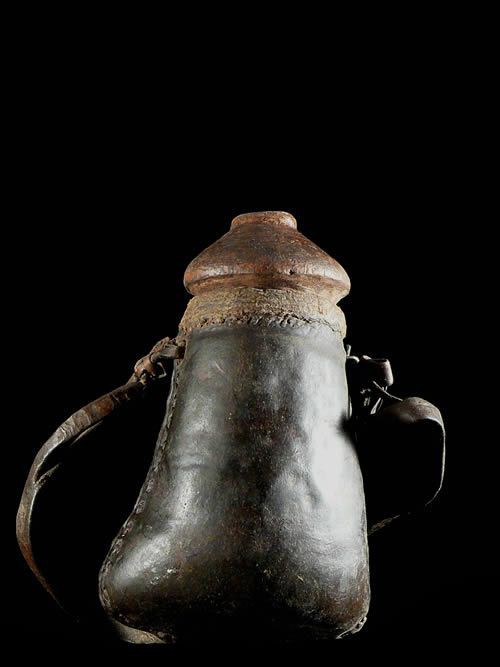 Gourde en cuir - Borana - Ethiopie