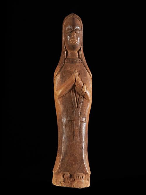 Statuette de Vierge Chretienne - Nunuma - Burkina Faso