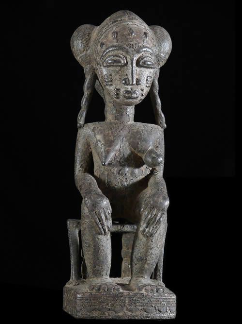 Statuette de reine - Baoule - Côte d'Ivoire