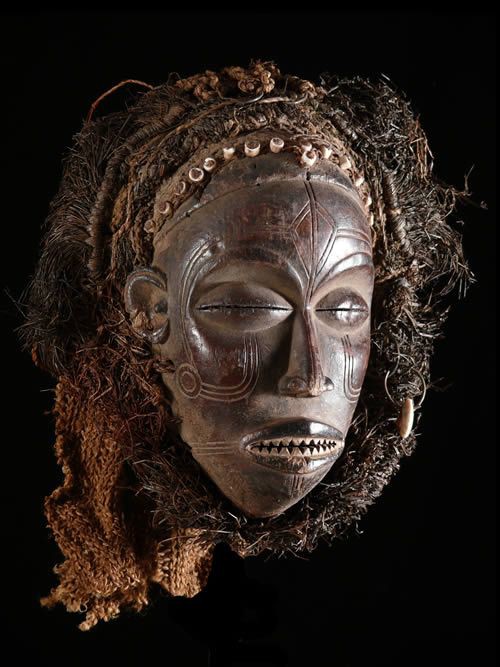 Masque Feminin - Lwena / Lunda / Luvale - Angola / Zambie
