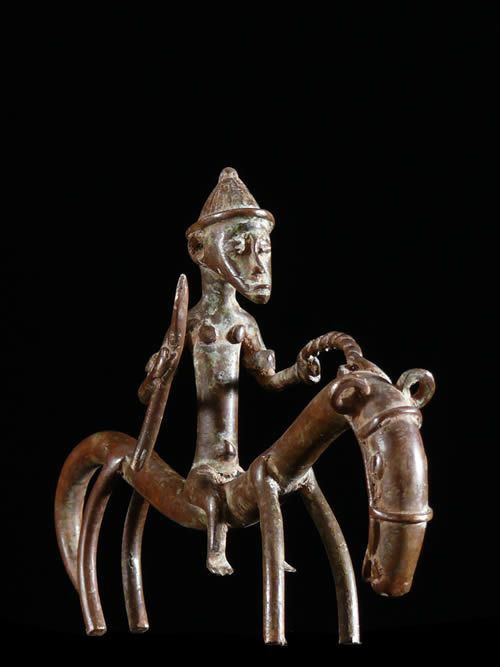 Cavalier et son cheval Syonfolo - Senoufo - Côte d'Ivoire