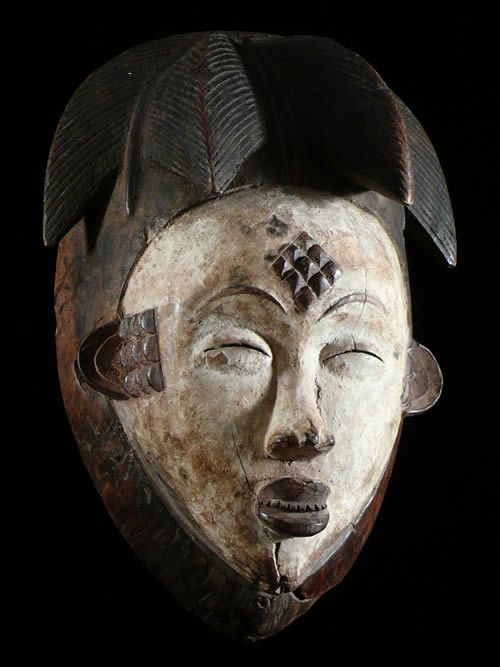 Afričke maske Masque-mukuyi-punu-pounou-gabon