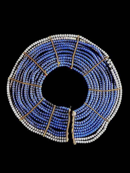 Collier ancien en perles de verre - Pokot - Kenya / Ouganda