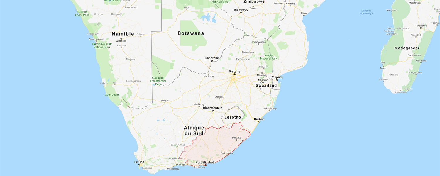 localisation de ethnie Xhosa