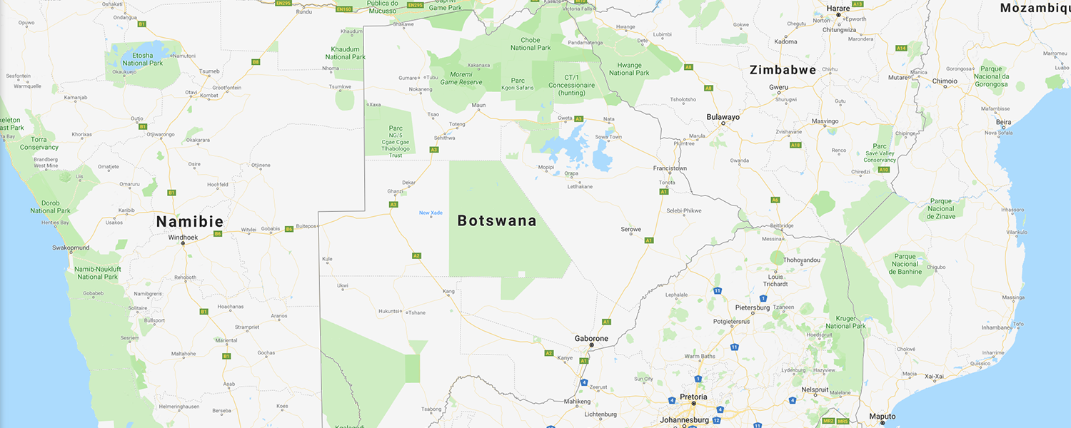 localisation de ethnie Bochimans / Bushmen