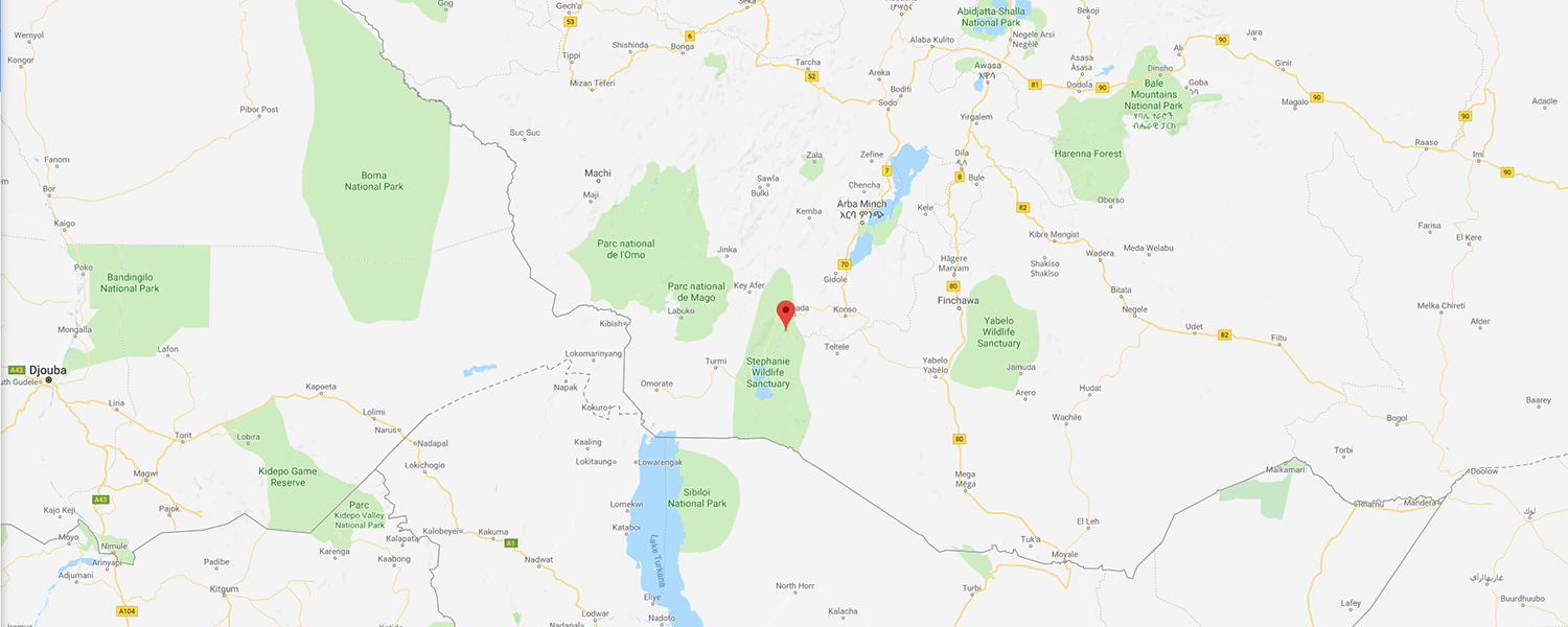 localisation de ethnie Bana - Ethiopie